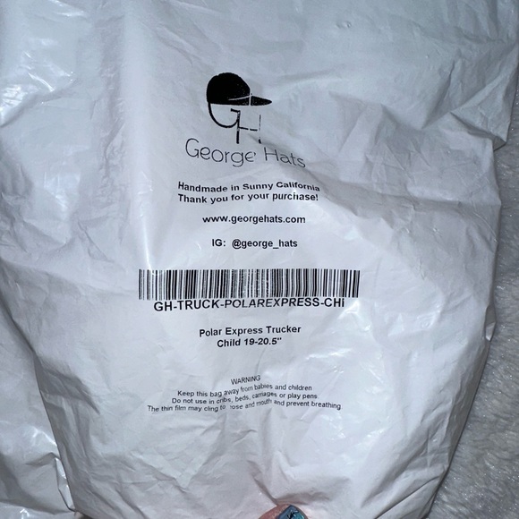 New George Hats Polar Express Hat - Picture 3 of 4